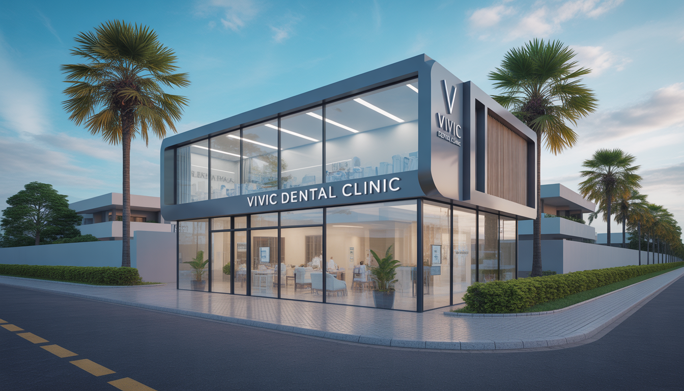 Vivic Dental Clinic exterior in Asaba